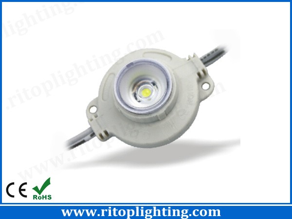 Back-lit 1.8W high power LED module with lens