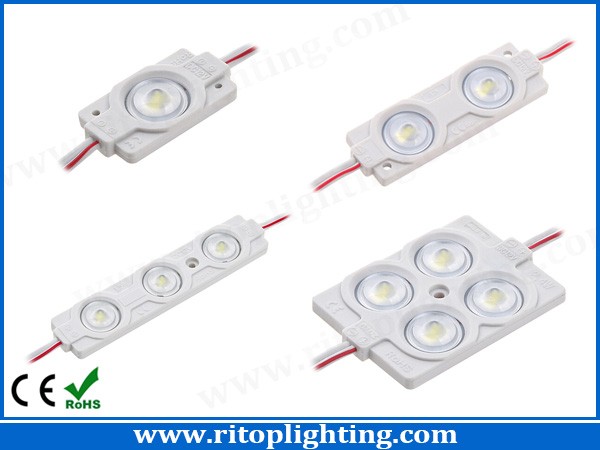 Back-lit 2835 high power LED module with lens