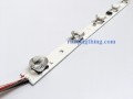PWM dimmable IP65 waterproof edge lit led strip with lens