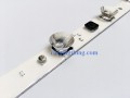 PWM dimmable IP65 waterproof edge lit led strip with lens